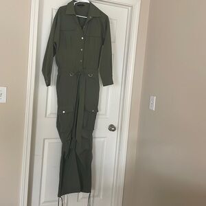 Olive green jumpsuit